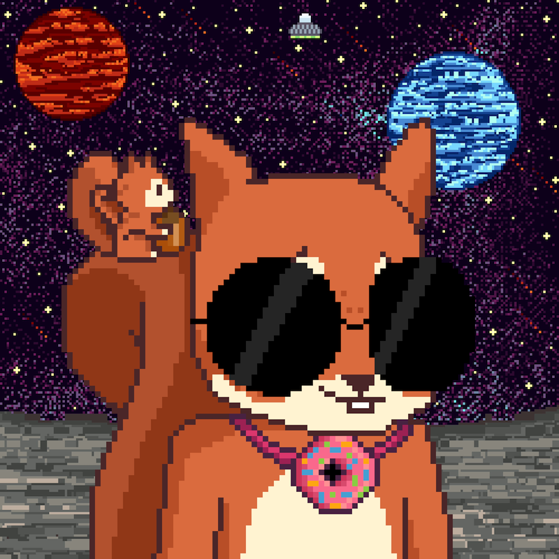 Pixel Squirrels #396